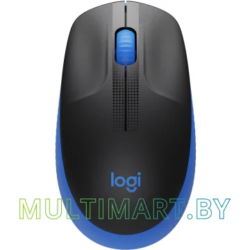Мышь Logitech M190 (черный/синий)